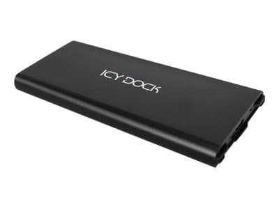 Icy Dock MB861U31-1M2B, SSD-kotelo, M.2, M.2, 10 Gbit/s, USB-liitettävyys, Musta