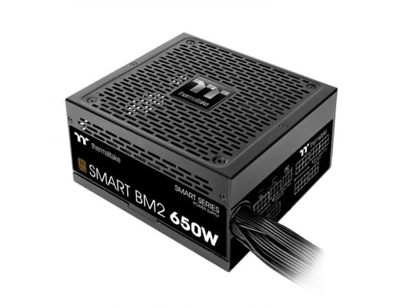 Thermaltake Smart BM2, 650 W, 100 - 240 V, 47 - 63 Hz, 10 A, Aktiv, 110 W Sort
