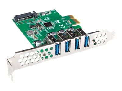 Lanberg PCE-US3-004 - USB-adapter - PCIe lavprofil - USB 3.1 Gen 1 x 4