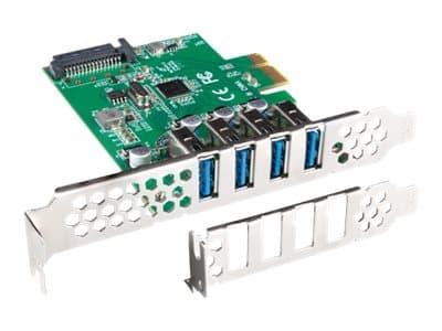 Lanberg PCE-US3-004 - USB-adapter - PCIe lavprofil - USB 3.1 Gen 1 x 4