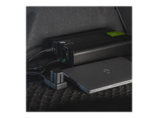 Green Cell - DC-AC-omriktare - DC 24 V - 4000 Watt - utgångskontakter: 2 - svart
