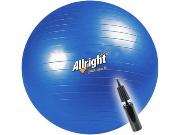 Allright Gymnastics ball 55cm blue + pump (FIPGDK55)