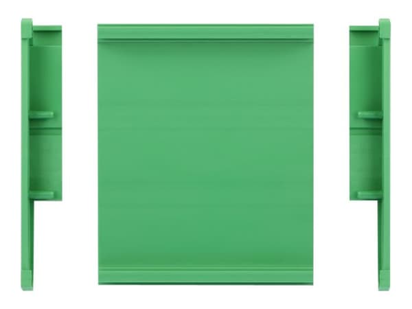 Delock - Board holder - DIN-skinnemonterbar - grønn - 10 cm