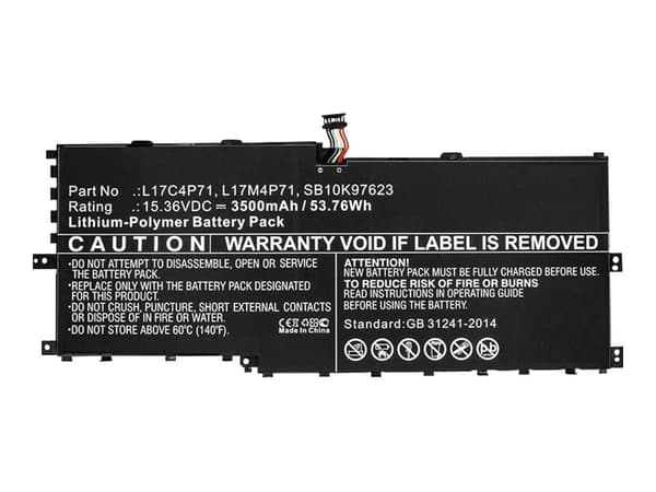 CoreParts - Akut ja paristot - Litium-polymeeri - 3500 mAh - 53.8 Wh - lajittelu - lajittelu