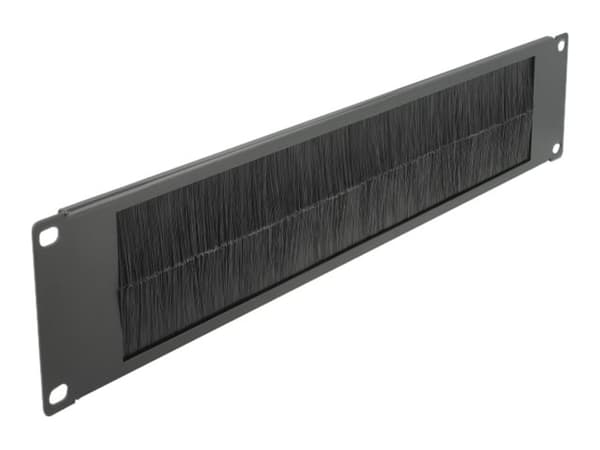 DeLOCK 66482, Harjapaneeli, Musta, Metalli, Nailon, 2U, 48,3 cm (19"), 88,5 mm