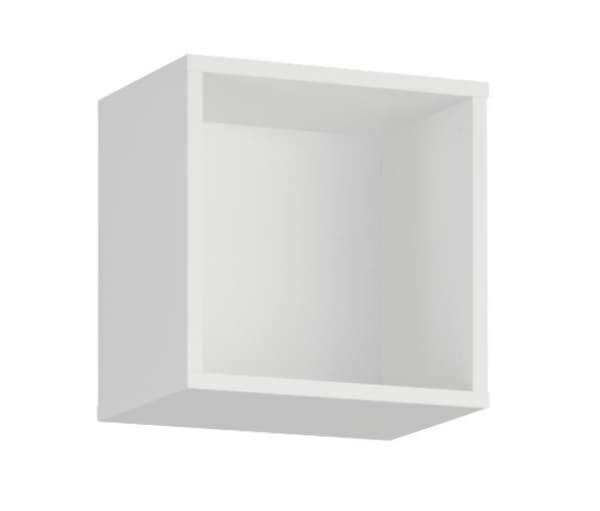 Tuckano hylla 33x33x23 BELLA vit, Flytande hylla, Väggmonterad, MDF, Spånskiva, Vit, Sovrum, Barnrum, Hemkontor, Kök, Modernt