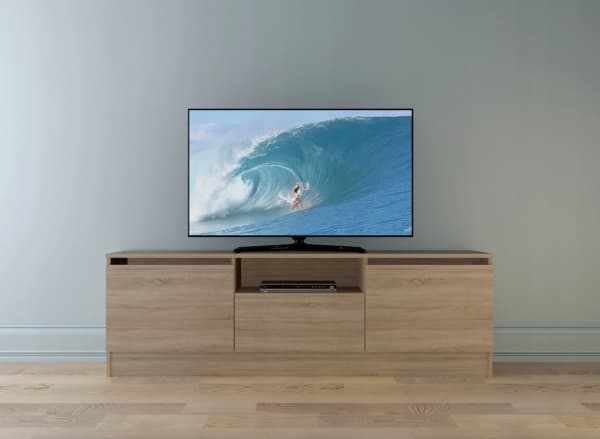 Tuckano RTV-skåp 140x44x44 MARS sonoma, Ek, Spånskiva, Ek, High density fibreboard (HDF), Spånskiva, 1 låda/lådor, 1 hylla