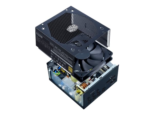 Cooler Master V650 Gold-V2, 650 W, 100 - 240 V, 50 - 60 Hz, 9 - 4.5 A, Aktiivinen, 130 W