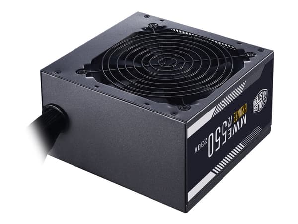 Cooler Master MWE Bronze V2 550 - Strømforsyning (intern) - ATX12V 2.52/ EPS12V - 80 PLUS Bronze - AC 200-240 V - 550 watt - aktiv PFC - Europa