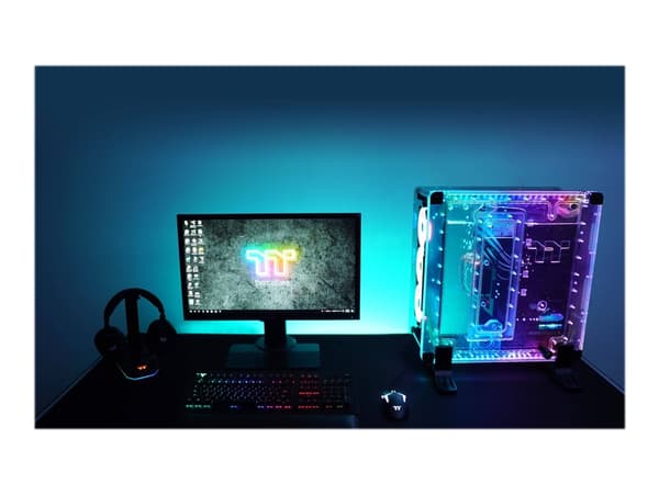 Thermaltake DistroCase 350P - Tower - ATX - ingen strömförsörjning (PS/2) - svart - USB/ljud