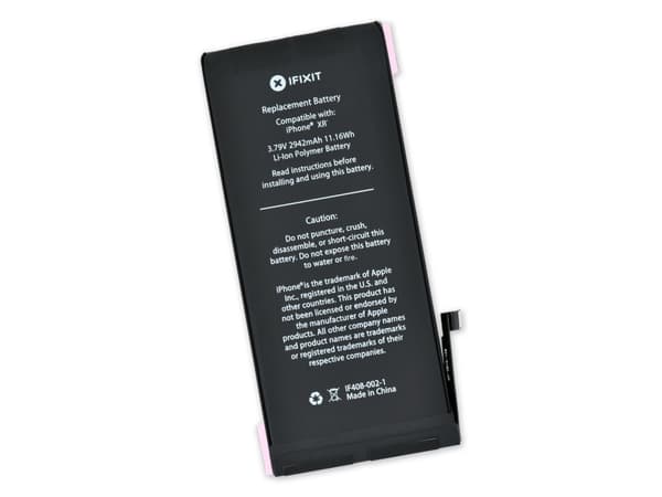 iFixit EU408002-2, Batteri, Apple, iPhone XR, Multifärg, Litium-Ion (Li-Ion), 2942 mAh
