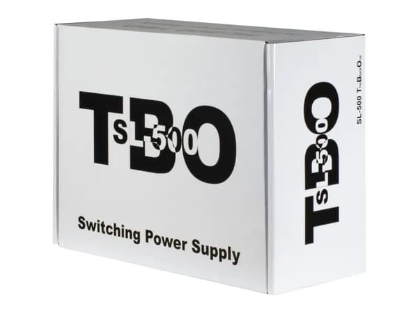 Argus SL-500 TBO - Strømforsyning (intern) - ATX12V 2.03 - AC 230 V - 500 watt Sort