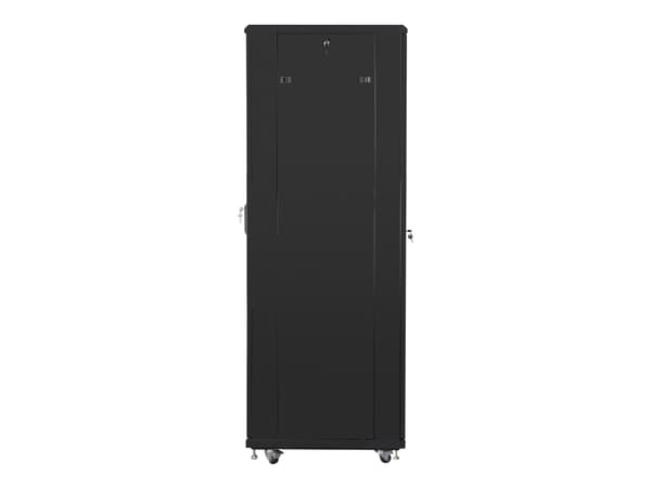 Lanberg - Räkkikotelo - 4 tuulettimella - 230 V - musta, RAL 9004 - 42U - 19"