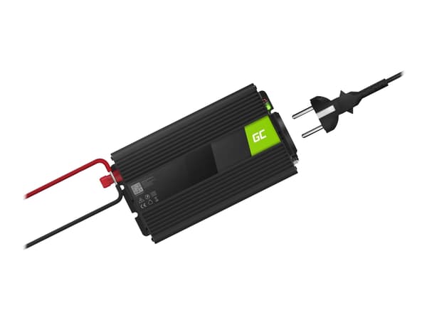 Green Cell INV02DE - DC-AC strøminverter - DC 24 V - 300 watt - Europa - svart