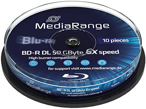 MediaRange MR507, 50 GB, BD-R, Kakkulaatikko, 10 kpl