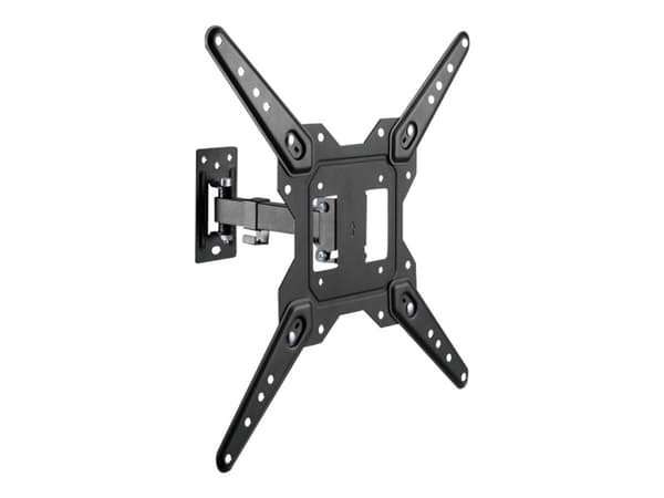 SBOX LCD-441 - Monteringssett (veggmontering) - universal and full-motion - for LCD-TV - stål - svart - skjermstørrelse: 23"-55"