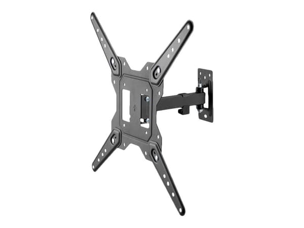 SBOX LCD-441 - Monteringssett (veggmontering) - universal and full-motion - for LCD-TV - stål - svart - skjermstørrelse: 23"-55" Sort