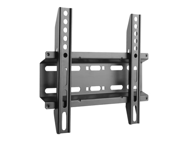 SBOX PLB-2522F - Monteringssett (veggmontering) - for LCD-TV - stål - svart - skjermstørrelse: 32"-43"