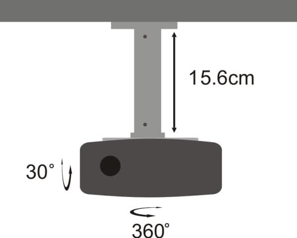 SBOX PM-101, Katto, 15 kg, Musta, Hopea, 0 - 30°