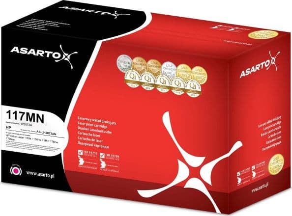 Asarto Toner Asarto for HP 117MN | W2073A | 700 pages | magenta