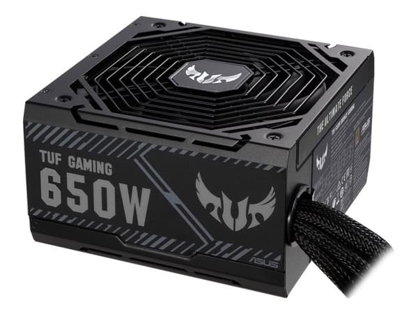 ASUS TUF-GAMING-650B - Strømforsyning (sisäinen) - ATX12V / EPS12V - 80 PLUS Bronze - AC 100-240 V - 650 Watt - 650 Watt