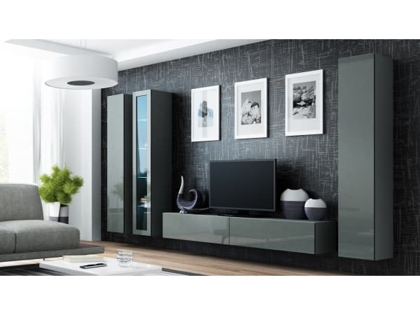 Cama RTV VIGO180 s/s, Grå, Sponplate, Grå, Sponplate, Laminat, Matt