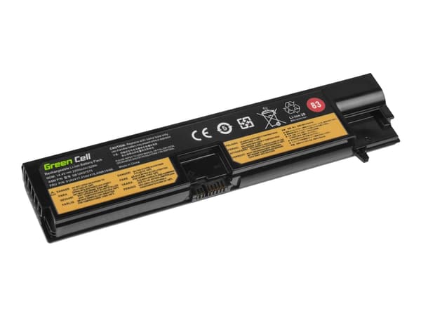 Green Cell - Batteri til bærbar PC - litiumion - 4-cellers - 2200 mAh - svart - for Lenovo ThinkPad E570 20H5, 20H6; E575 20H8