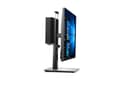 Miniatyrbild 2 av 5: Dell Micro Form Factor All-in-One Stand MFS18 - Ställ - för skärm/mini-PC - skärmstorlek: 19"-27" - monteringsgränssnitt: 100 x 100 mm - skrivbord -