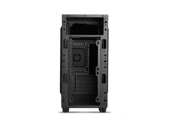 NOX Coolbay MX2, Mini Tower, PC, Sort, Micro ATX, Metall, Plast, 16 cm