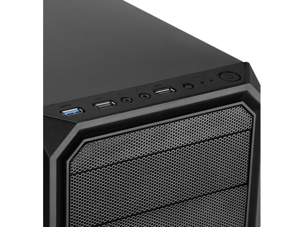 NOX Coolbay MX2, Mini Tower, PC, Sort, Micro ATX, Metall, Plast, 16 cm