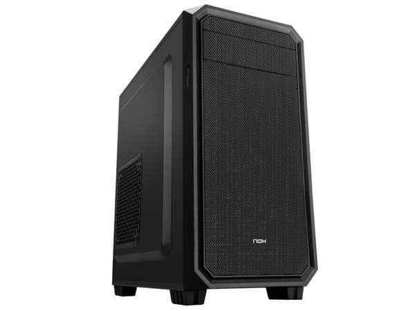NOX Coolbay MX2, Mini Tower, PC, Svart, micro ATX, Metall, Plast, 16 cm Svart