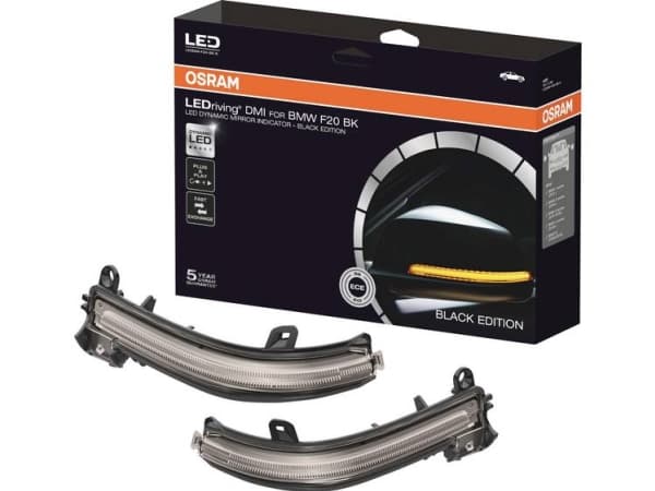 OSRAM LEDDMI F20 BK S LEDriving® Black Edition Spejlblinker BMW BMW X1, BMW 4er, BMW 3er, BMW 2er, BMW 1er