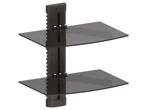 InLine 23151B, Svart, Metall, Härdat glas, 8 kg
