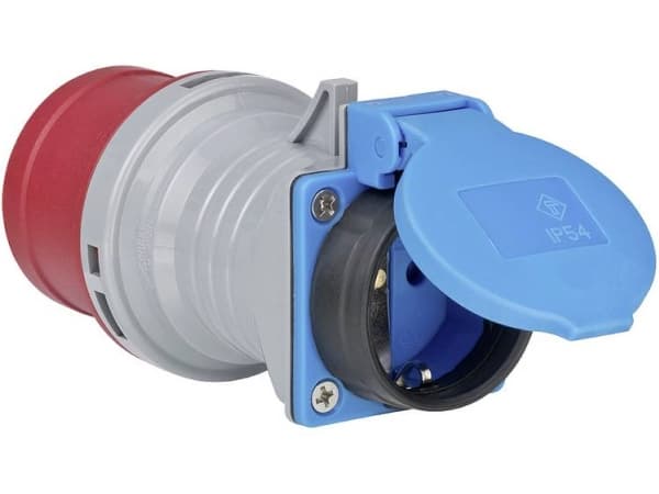 Brennenstuhl 1081690, 230 V, 16 A, Sininen, Harmaa, Punainen, Muovi, IP44, 65 mm