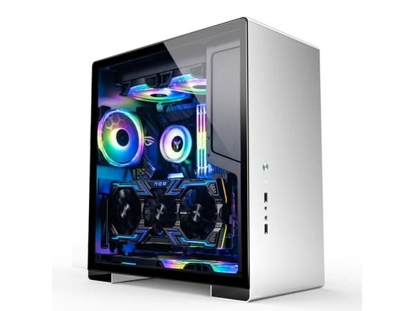 Jonsbo U5S, PC, Hopea, ATX, ITX, mikro ATX, Alumiini, Terästä, Karkaistu lasi, Pelaaminen, 16 cm