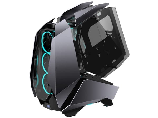 Jonsbo MOD5, PC, Grå, ATX,ITX, Gjuten aluminium, 18 cm, 40 cm