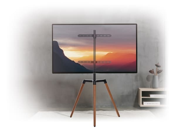 myWall HT 20 L, Frittstående, 35 kg, 106,7 cm (42"), 165,1 cm (65"), 400 x 400 mm, Sort, Valnøtt