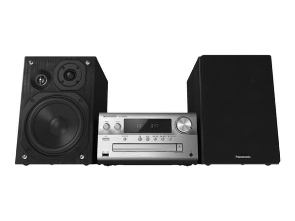 Panasonic SC-PMX90, Kodin mikroaudiojärjestelmä, Hopea, 120 W, 3-suuntainen, 14 cm, FM