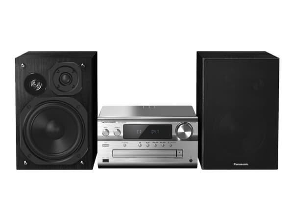 Panasonic SC-PMX90, Kodin mikroaudiojärjestelmä, Hopea, 120 W, 3-suuntainen, 14 cm, FM