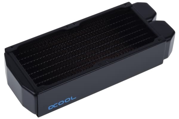 Alphacool 14227, Kylfläns, mässing, Stål, Svart, 92 mm, 229 mm, 45 mm