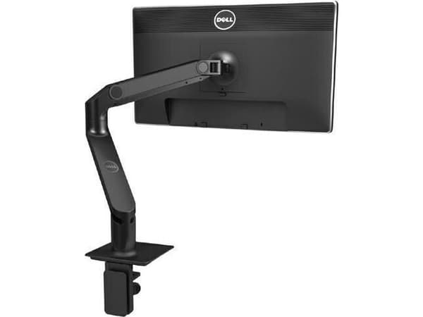 Dell MSA14 Single Monitor Arm Stand - Monteringssats (vridbar arm, VESA adapterplatta) - för LCD-display - svart - skärmstorlek: 19"-38" - skrivbord
