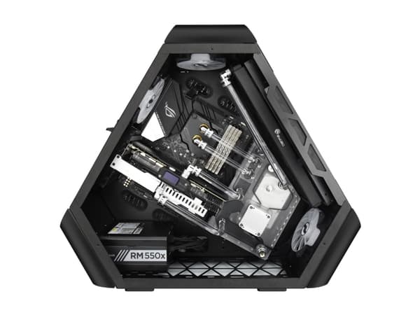 Jonsbo TR03-A BLACK, Cube, PC, Svart, ATX, ITX, Micro ATX, Stål, 17,5 cm