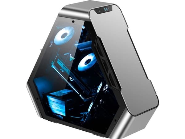 Jonsbo TR03-A Showcase, Tempered Glass - silver