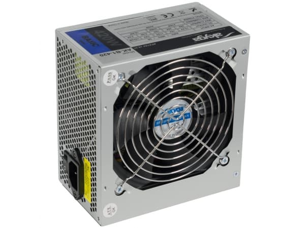 Akyga AK-B1-420 - Strømforsyning (intern) - ATX12V 2.31 - AC 230 V - 420 watt - PFC - galvanisert stål