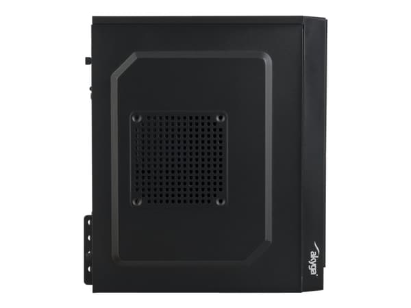Akyga AK36BK - Tower - micro ATX - ingen strömförsörjning - svart - USB/ljud
