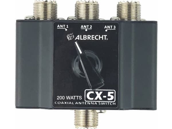 Albrecht Antenneomskifter CX-5 3-Wege Antennenschalter 7402