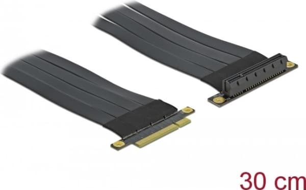 Delock Riser Card PCI Express x8 to x8 with flexible cable - Kort för stigare