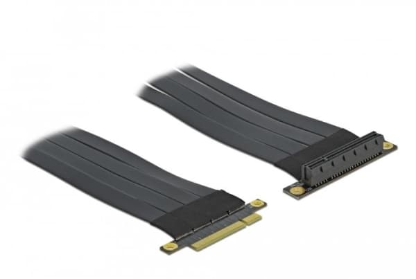 Delock Riser Card PCI Express x8 to x8 with flexible cable - Kort för stigare