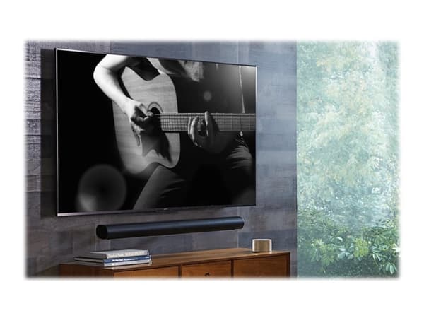 Sanus WSSAWM1-B2 - Brakett - utvidbar - for soundbar - metall - svart - veggmonterbar - for Sonos Arc