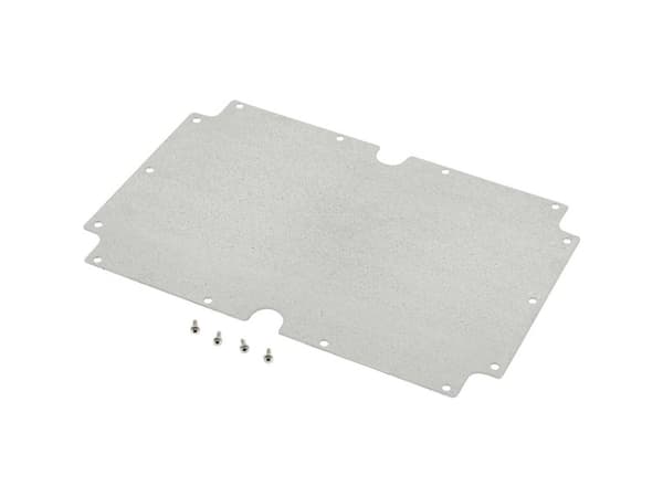 Hammond Electronics 1554XPL Montageplade Stål Stål (L x B x H) 300 x 200 x 1 mm 1 stk